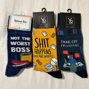 NWT - 3 pairs of mens socks